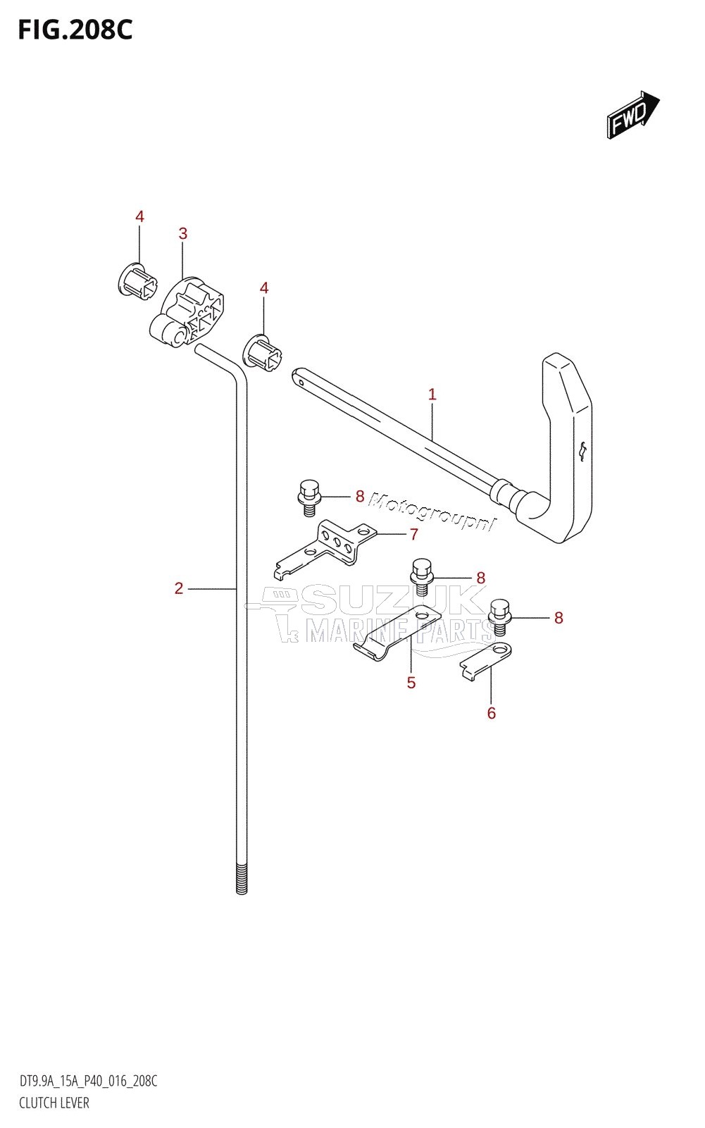 CLUTCH LEVER (DT9.9A:P81)