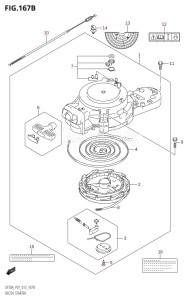 DF9.9B From 00995F-310001 (P01)  2013 drawing RECOIL STARTER (DF9.9BR:P01)