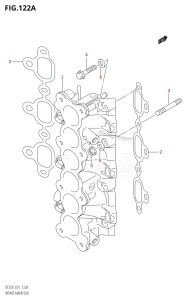 DF225Z From 22501Z-421001 (E01)  2004 drawing INTAKE MANIFOLD