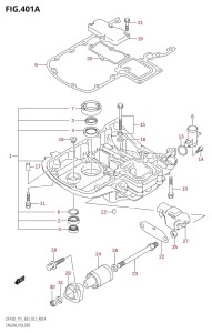 DF115Z From 11502Z-010001 (E03)  2010 drawing ENGINE HOLDER