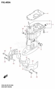 DF30A From 03003F-810001 (P03)  2018 drawing DRIVE SHAFT HOUSING (DF25A,DF25AQ)