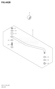 01502F-680001 (2006) 15hp P03-U.S.A (DF15K6) DF15 drawing DRAG LINK (DF9.9T)