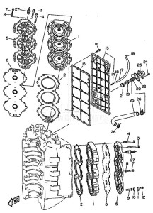 SL250AETO drawing CYLINDER--CRANKCASE-2