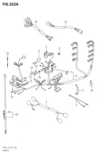 DF90 From 09001F-421001 (E01)  2004 drawing HARNESS