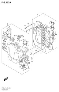 22503Z-240001 (2022) 225hp E11 E40-Gen. Export 1-and 2 (DF225Z) DF225Z drawing THROTTLE BODY (DF200T,DF200Z)