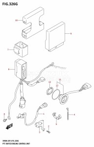 DF60A From 06002F-510001 (E01 E40)  2015 drawing PTT SWITCH /​ ENGINE CONTROL UNIT (DF60A:E01)