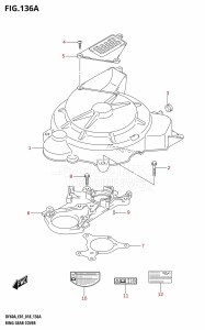 DF40A From 04004F-810001 (E34-Italy)  2018 drawing RING GEAR COVER