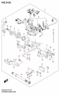 DF9.9B From 00995F-510001 (P03)  2015 drawing OPT:REMOTE CONTROL PARTS (DF20A:P03)