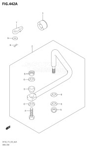 17502F-110001 (2011) 175hp E03-USA (DF175T) DF175T drawing DRAG LINK