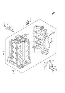 DF 175 drawing Cylinder Block