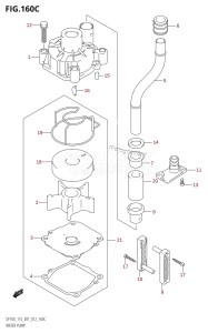 DF115Z From 11502Z-210001 (E01 E40)  2012 drawing WATER PUMP (DF115T:E01)