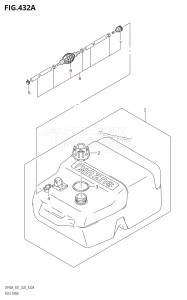 DF100B From 10004F-340001 (E01 E40)  2023 drawing FUEL TANK