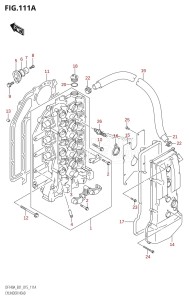 DF115A From 11503F-510001 (E01 E40)  2015 drawing CYLINDER HEAD