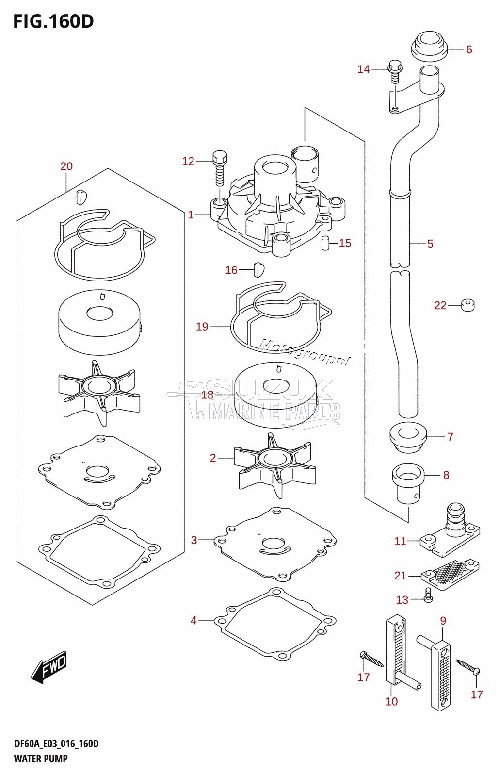 WATER PUMP (DF50AVT:E03)