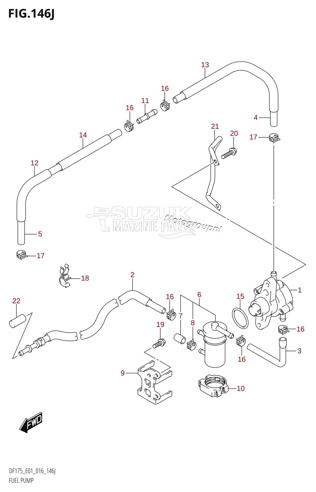 FUEL PUMP (DF175T:E01)