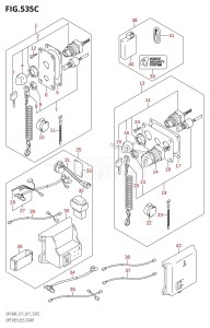 DF115AST From 11504F-710001 (E03)  2017 drawing OPT:KEY LESS START (DF115AZ:E11)