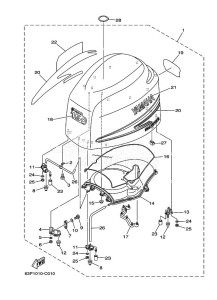 F150AETX drawing FAIRING-UPPER