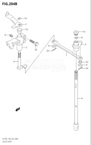 14001F-510001 (2005) 140hp E03-USA (DF140TK5) DF140 drawing CLUTCH SHAFT (K3,K4,K5,K6)