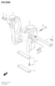 DF80A From 08002F-510001 (E03)  2015 drawing CLAMP BRACKET (DF90ATH:E40)