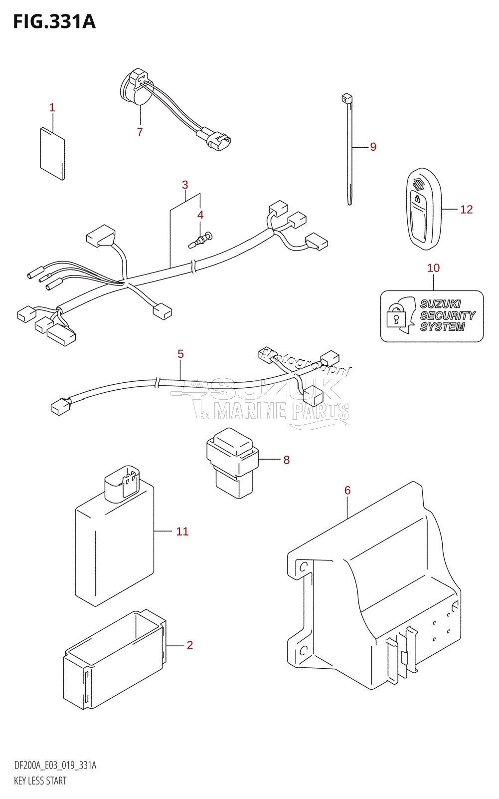 KEY LESS START (DF200AT,DF200AST,DF175AT,DF150AT)