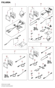 DF200Z From 20002Z-410001 (E03)  2014 drawing OPT:MULTI FUNCTION GAUGE