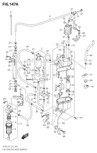 22503Z-610001 (2016) 225hp E01 E40-Gen. Export 1 - Costa Rica (DF225Z) DF225Z drawing FUEL PUMP / FUEL VAPOR SEPARATOR (DF200T:E01)