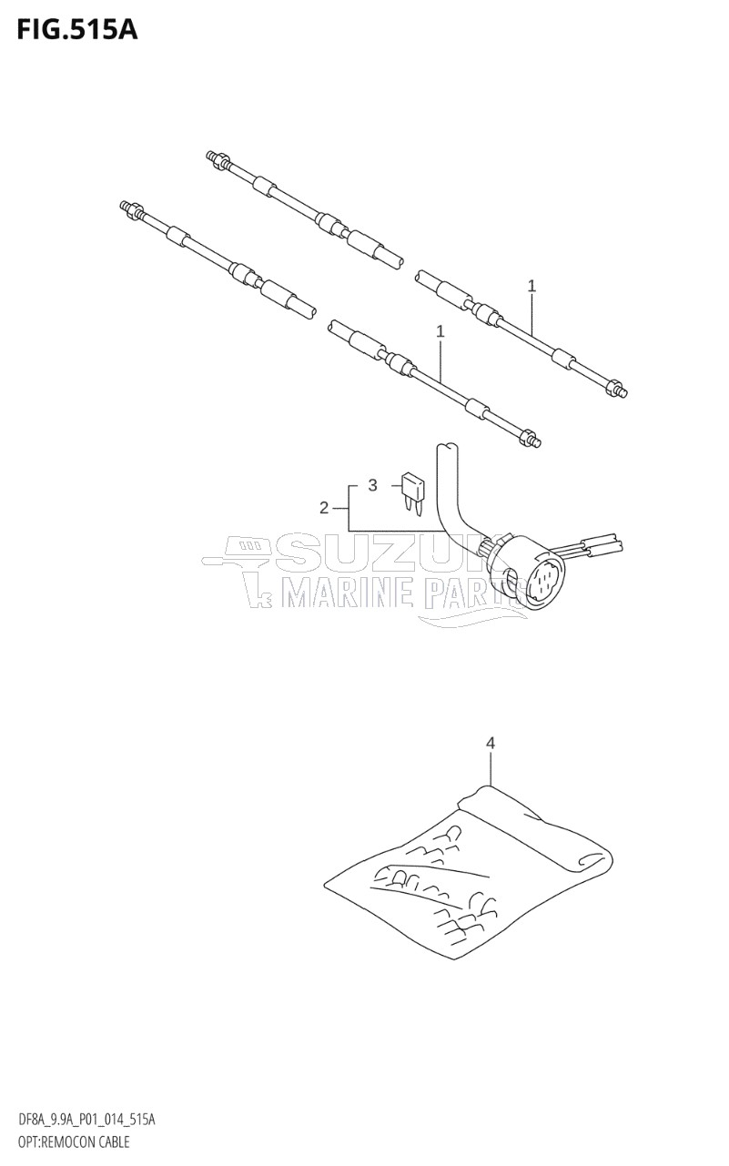 OPT:REMOCON CABLE (DF8A:P01)