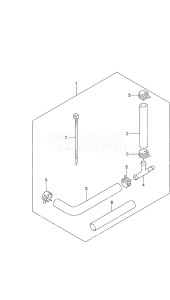 Outboard DF 40A drawing Opt: Water Pressure Gauge Sub Kit