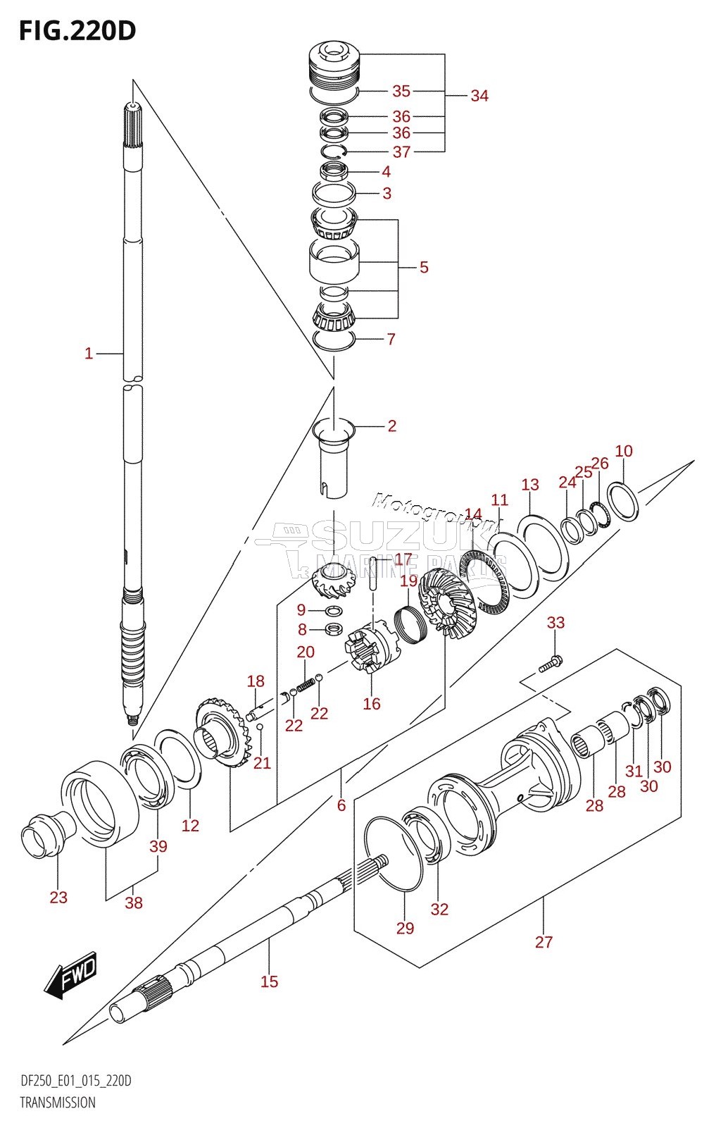 TRANSMISSION (DF200Z:E40)