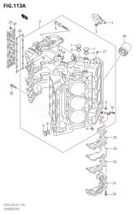 DF250Z From 25003Z-210001 (E03)  2012 drawing CYLINDER BLOCK