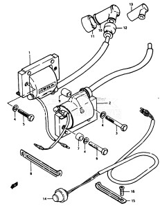 DT9 From d-10001 ()  1983 drawing ELECTRICAL