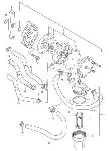 DT115 From 11502-231001 ()  1992 drawing FUEL PUMP (DT115T /​ 140T,MODEL:97~00)