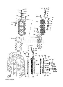 Z250FETOL drawing CYLINDER--CRANKCASE-2