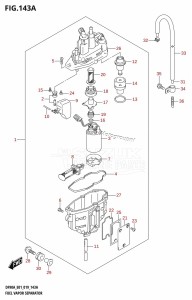 DF100B From 10004F-910001 (E01 E40)  2019 drawing FUEL VAPOR SEPARATOR (E01)