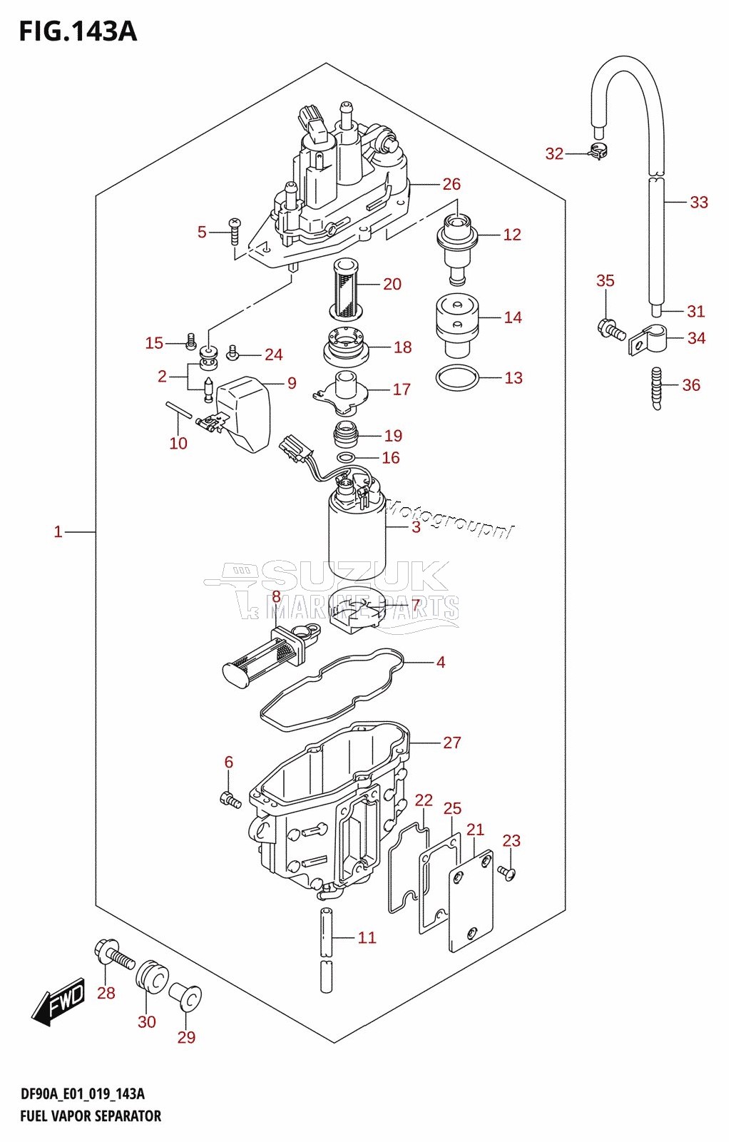 FUEL VAPOR SEPARATOR (E01)