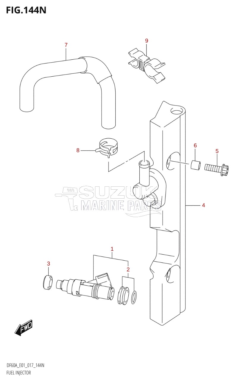 FUEL INJECTOR (DF50AVT:E01)