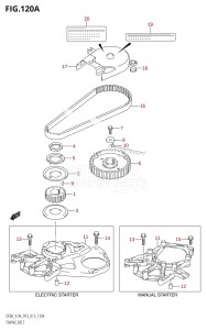 DF9.9A From 00994F-310001 (P03)  2013 drawing TIMING BELT (DF8A:P03)