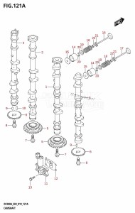 DF250AP From 25003P-910001 (E03)  2019 drawing CAMSHAFT (DF300A)