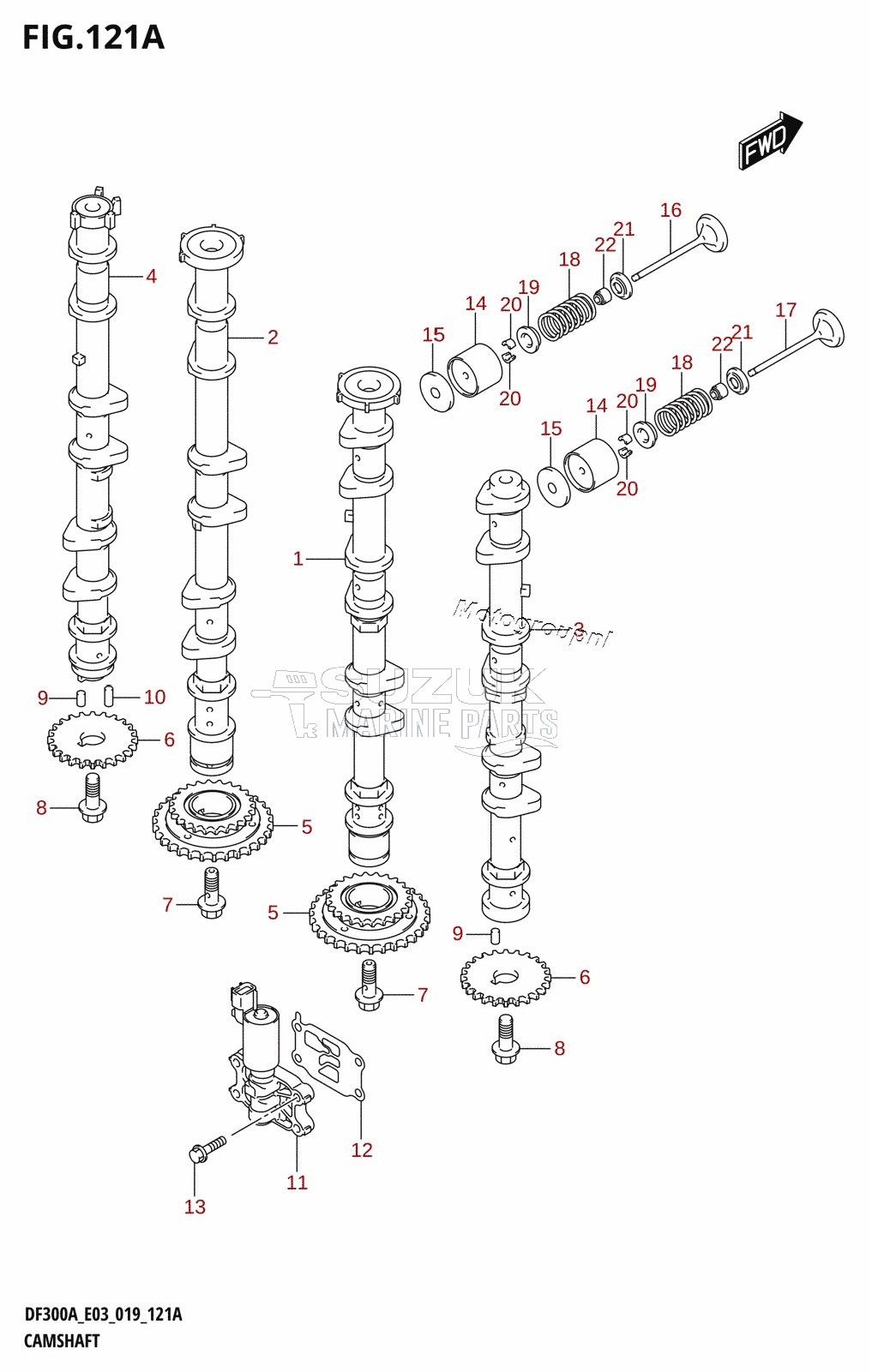 CAMSHAFT (DF300A)