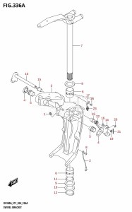 DF250ATSS From 25001N-440001 (E03)  2024 drawing SWIVEL BRACKET (X-TRANSOM,XX-TRANSOM)