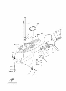 Z250FETOL drawing LOWER-CASING-x-DRIVE-2