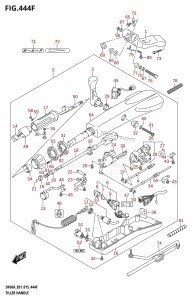 DF50A From 05004F-510001 (E01)  2015 drawing TILLER HANDLE (DF60ATH:E01)