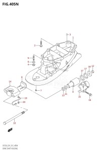 DF200Z From 20002Z-210001 (E01 E40)  2012 drawing DRIVE SHAFT HOUSING (DF200T:E01:L-TRANSOM)