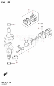 DF50A From 05004F-710001 (E03)  2017 drawing CRANKSHAFT