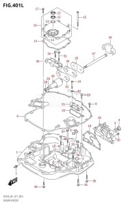 DF225T From 22503F-710001 (E01 E40)  2017 drawing ENGINE HOLDER (DF250Z:E01)