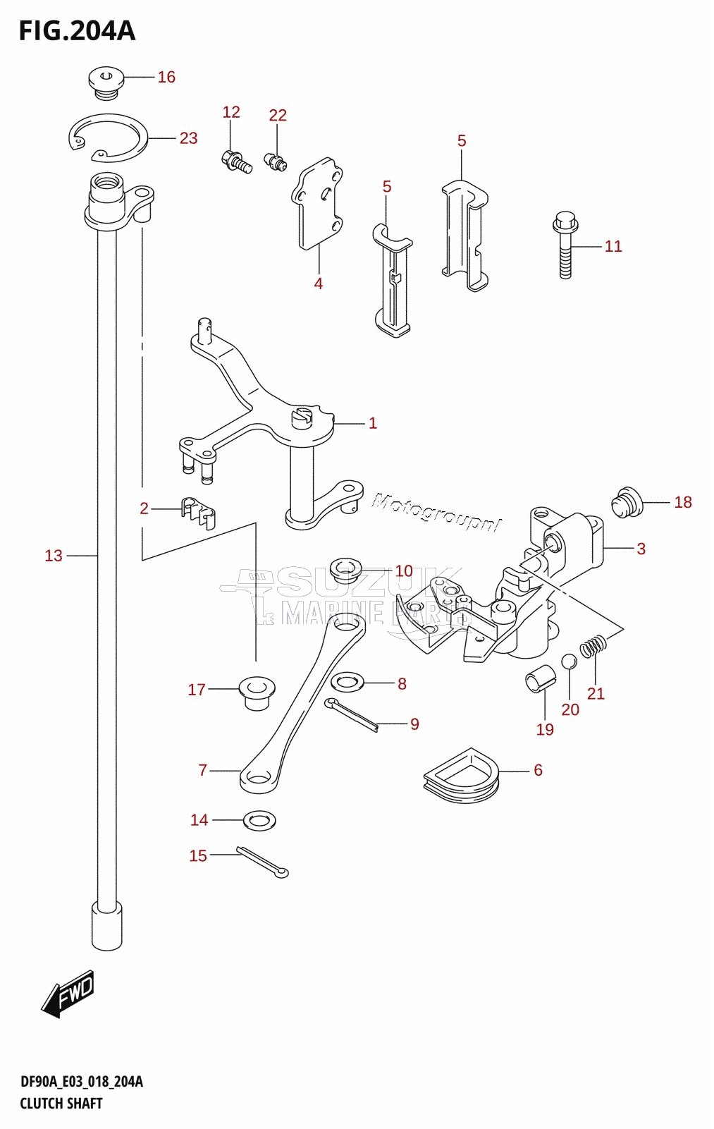 CLUTCH SHAFT