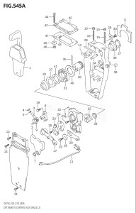 25004F-910001 (2019) 250hp E03-USA (DF250ST) DF250ST drawing OPT:REMOTE CONTROL ASSY SINGLE (2)