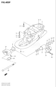 20002Z-210001 (2012) 200hp E01 E40-Gen. Export 1 - Costa Rica (DF200Z) DF200Z drawing DRIVE SHAFT HOUSING (DF200T:E40:L-TRANSOM)