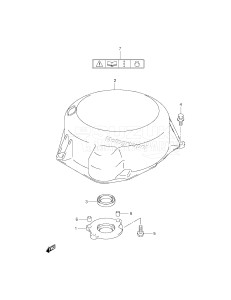 DF25QR From 02501 F-030001 ()  2001 drawing UNDER OIL SEAL