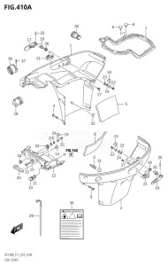 11506Z-340001 (2023) 115hp E11 E40-Gen. Export 1-and 2 (DF115BZ) DF115BZ drawing SIDE COVER